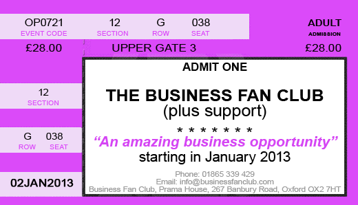 The Business Fan Club - coming soon
